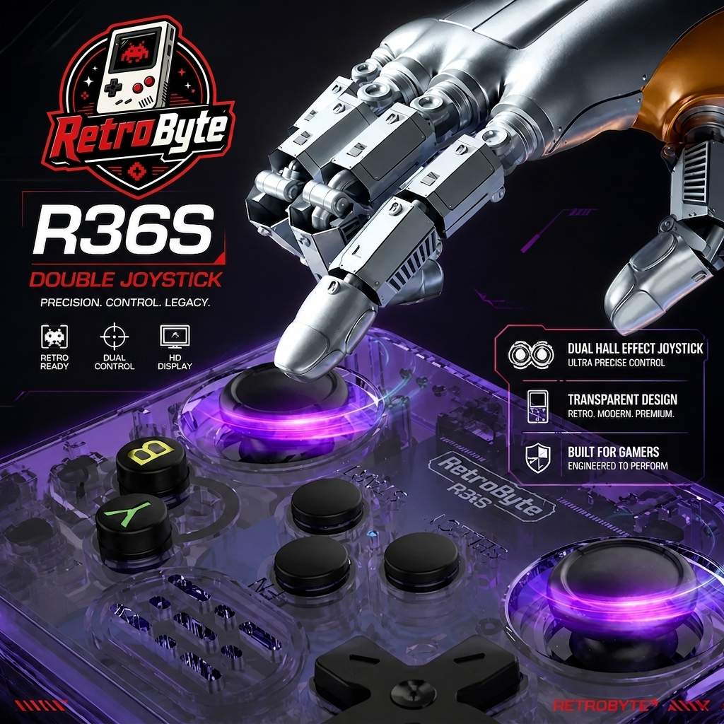RetroByte R36S Retro Handheld Video Game Console