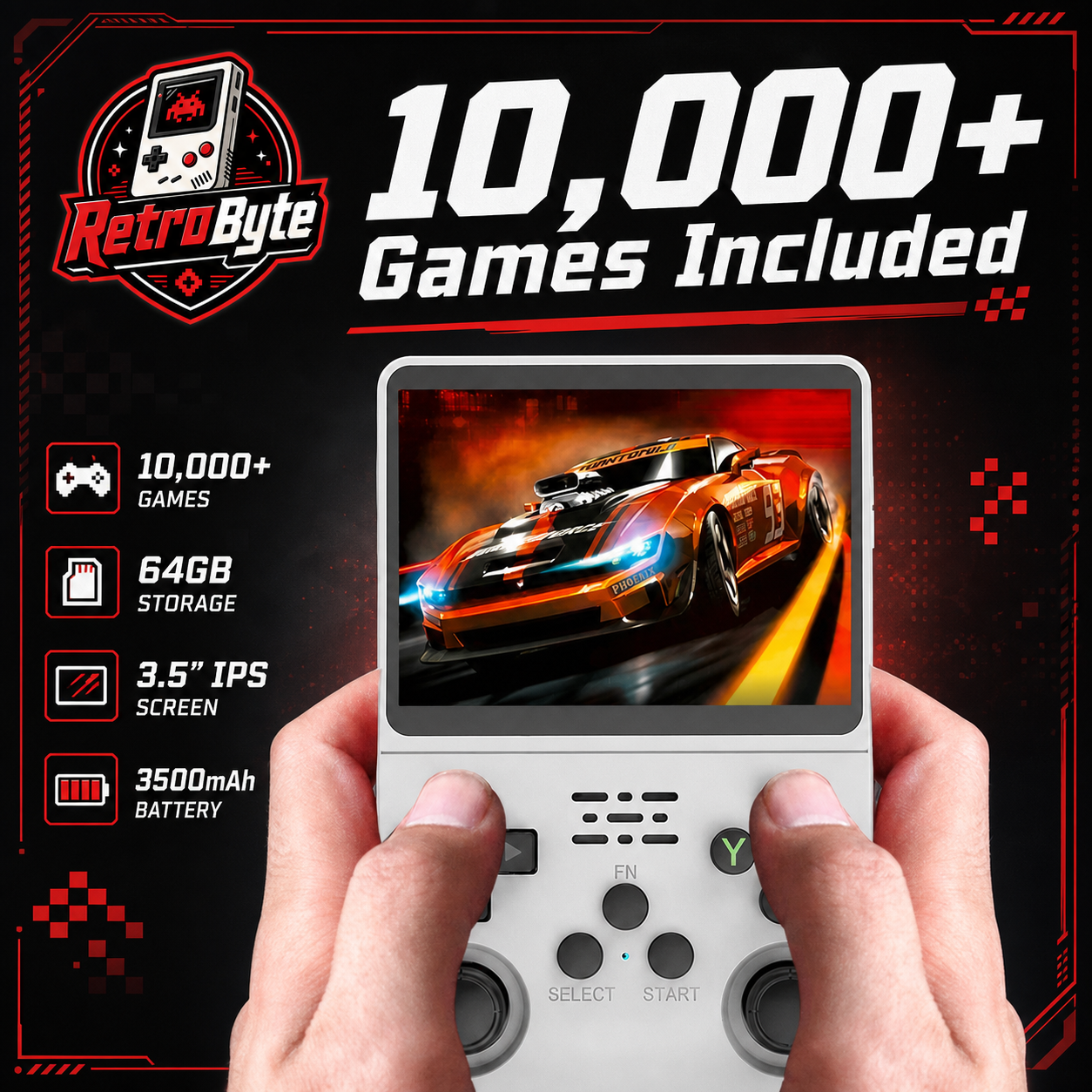 RetroByte R36S Retro Handheld Video Game Console