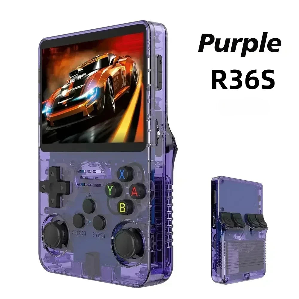 R36S Retro Handheld Video Game Console Open Source Linux System 3 5 Inch IPS Screen Portable Pocket Video Player 64GB 128GBGames