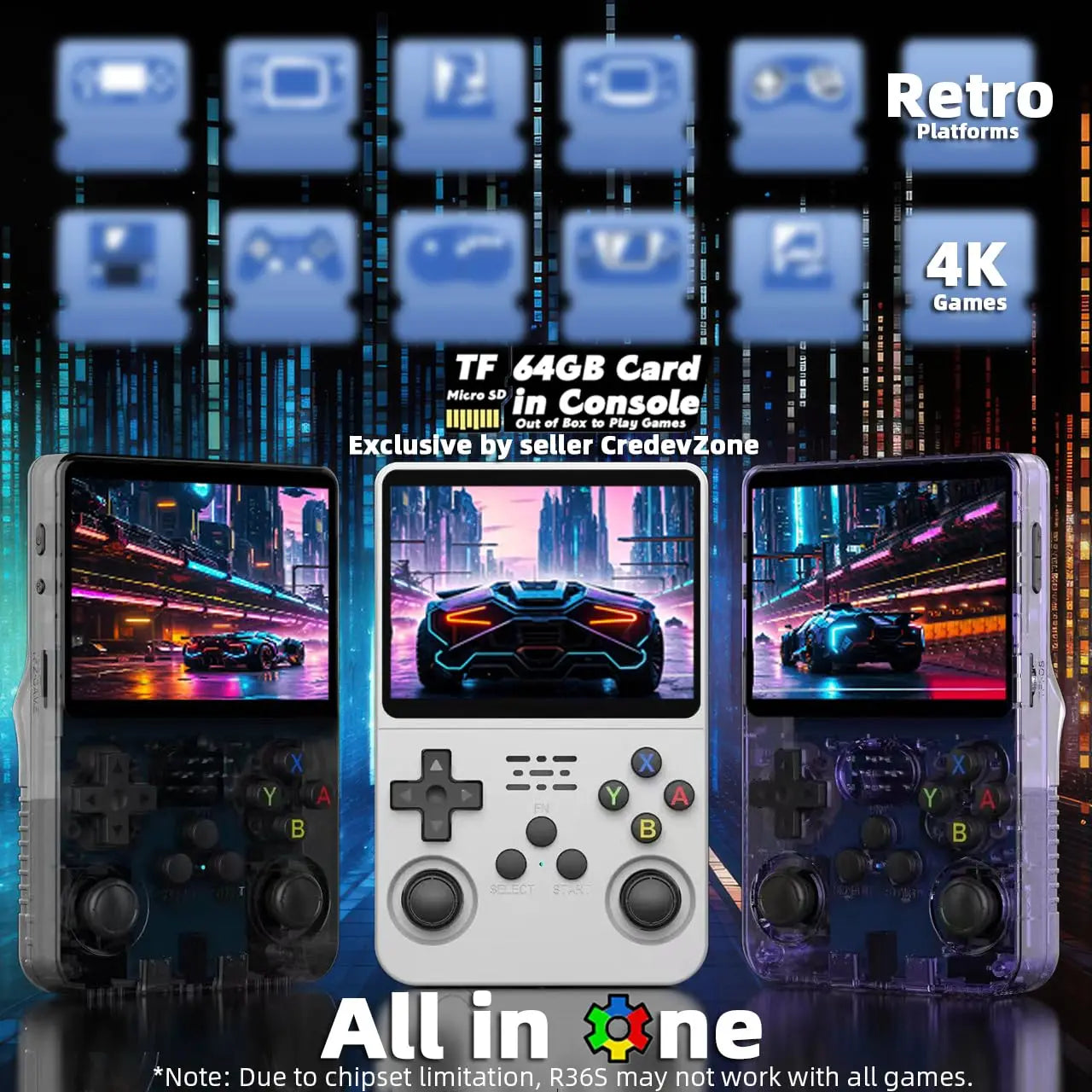 BOYHOM R36S Retro Game Console Handheld